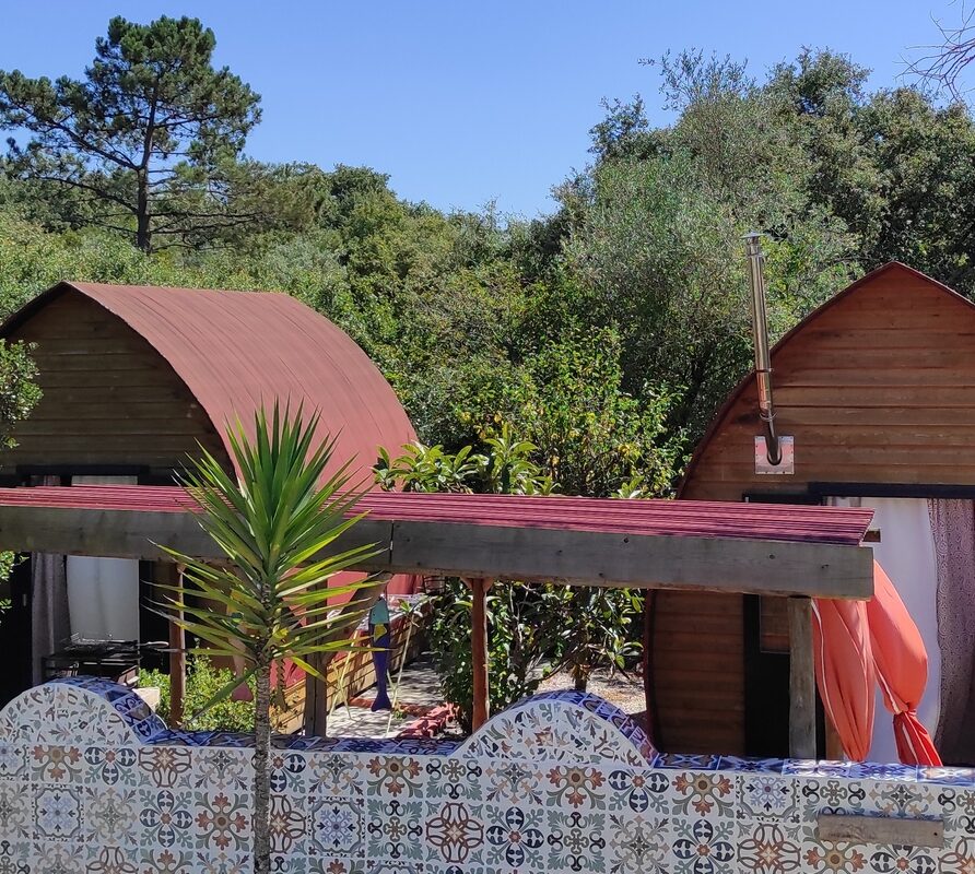 Kleinschalig vakantie park Portugal_glamping Tendas Toca_front view