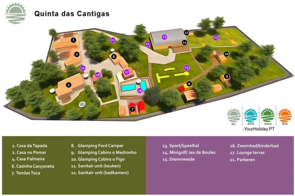 Quinta das Cantigas, Eco Resort Portugal voor je vakantie of long stay